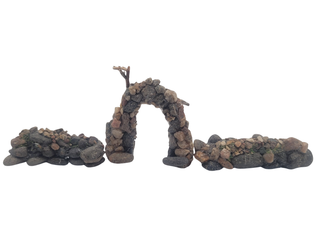 Stone Wall with Arch